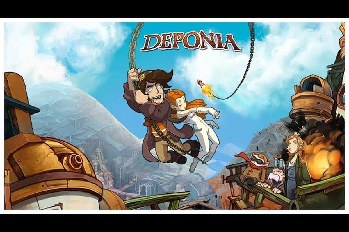Deponia Walkthrough Part 1: Kuvaq to Garbage Mines